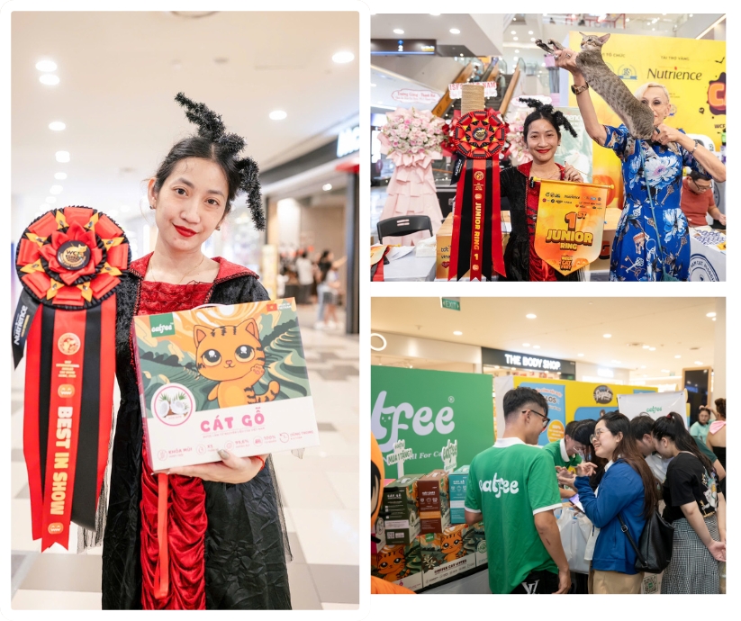 Cát Gỗ Catfee tại sự kiện Lễ Hội Mèo Mega Cat Fest