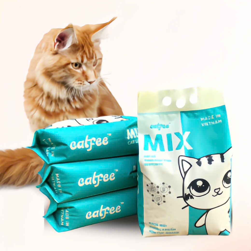 Cát Gỗ Catfee™ Mix than hoạt tính và Bentonite - 9L